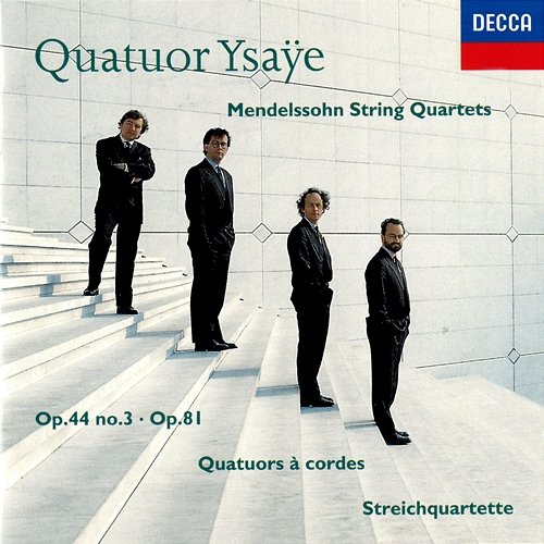 Mendelssohn: String Quartet No. 5; 4 Pieces Quatuor Ysaÿe