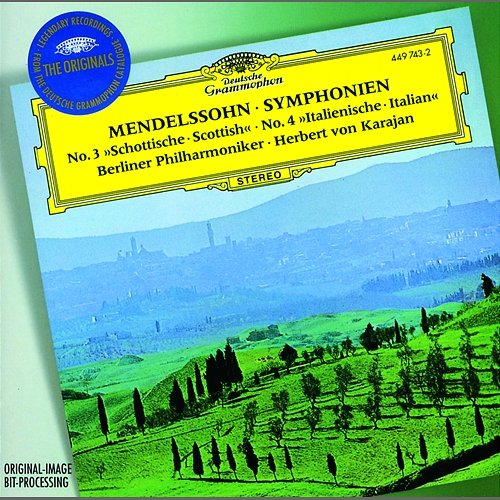 Mendelssohn: Symphonies Nos.3 "Scottish" & 4 "Italian"; Overture "The Hebrides" Berliner Philharmoniker, Herbert Von Karajan