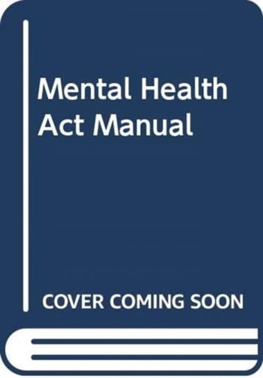 Mental Health Act Manual Jones Richard