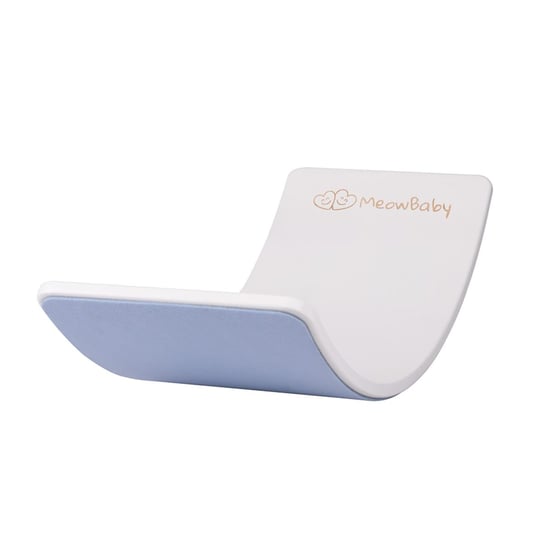 MeowBaby® Deska do Balansowania z Filcem 80x30cm dla Dzieci, Balance Board Biały z Filcem, Błękitny Inna marka