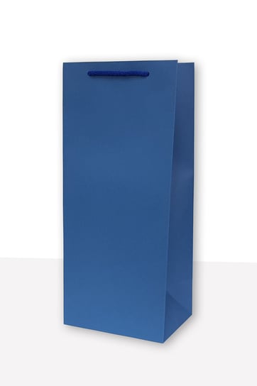 MER PLUS, torebka prezentowa jednobarwna koniak niebieska 10 sztuk Mer Plus