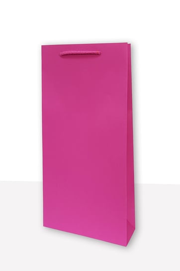 MER PLUS, torebka prezentowa jednobarwna koniak różowa 10 sztuk Mer Plus