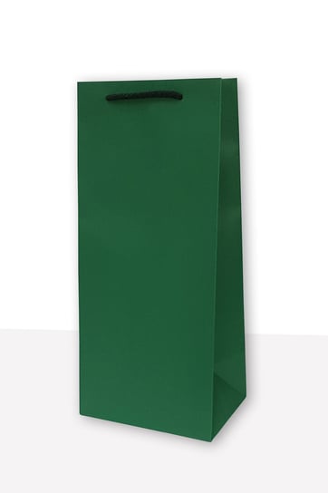 MER PLUS, torebka prezentowa jednobarwna koniak zielona 10 sztuk Mer Plus