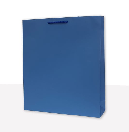 MER PLUS, torebka prezentowa jednobarwna t9 niebieska 10 sztuk Mer Plus