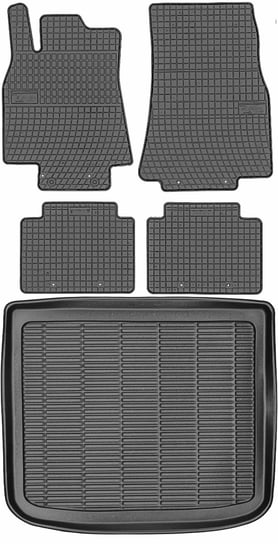 Mercedes B-klasa I W245 Minivan od 2005-2011r. Bagażnik MAX-DYWANIK 911205 + Dywaniki FROGUM 546399 Max-Dywanik