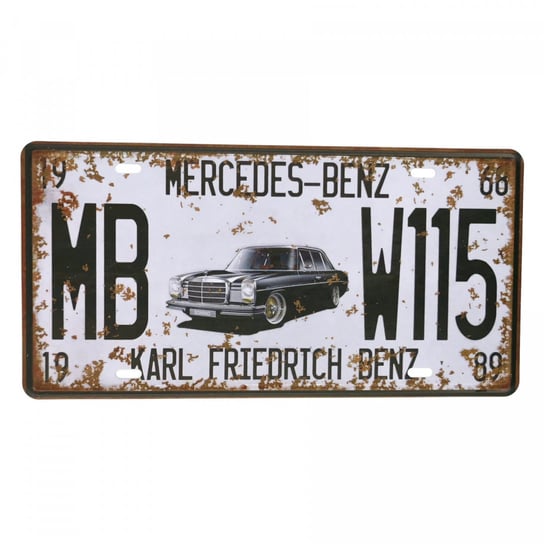 Mercedes-Benz Karl F. Benz Blacha Ozdobna Inna marka