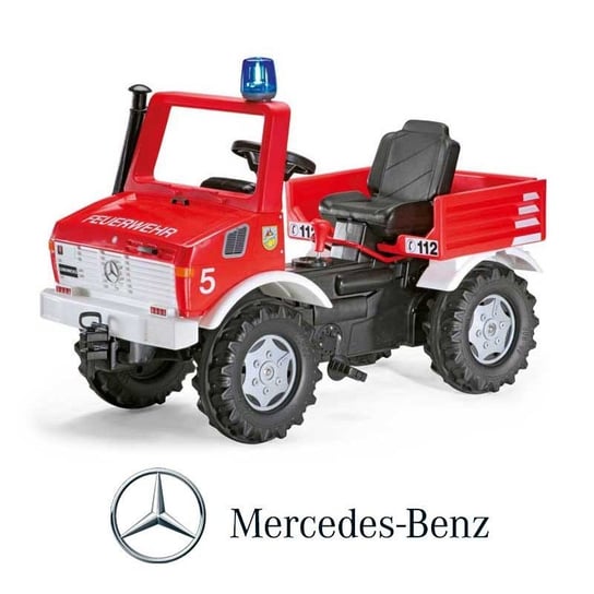 Mercedes Benz, samochód na pedały Straż pożarna Rolly Toys
