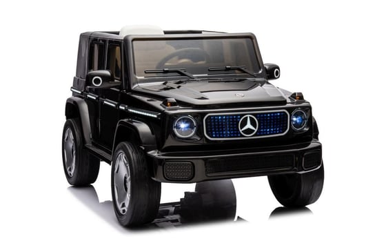 Mercedes EQG Czarny 4 Silniki 12V Ekoskóra Piankowe Koła Licencja Bemi
