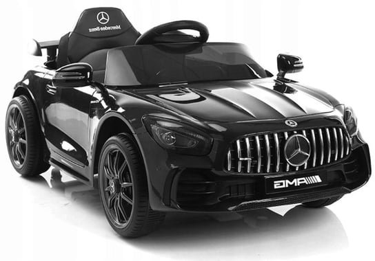Mercedes GTR Czarny Lakierowany 2 Silniki 2 x 6V Ekoskóra Piankowe Koła Bemi