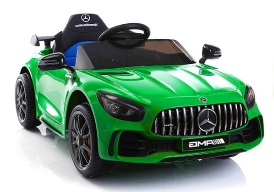 Mercedes GTR Zielony 2 Silniki 2 x 6V Ekoskóra Piankowe Koła Bemi