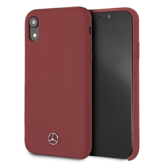 Mercedes MEHCI61SILRE iPhone Xr czerwony/red hardcase Silicone Line Mercedes