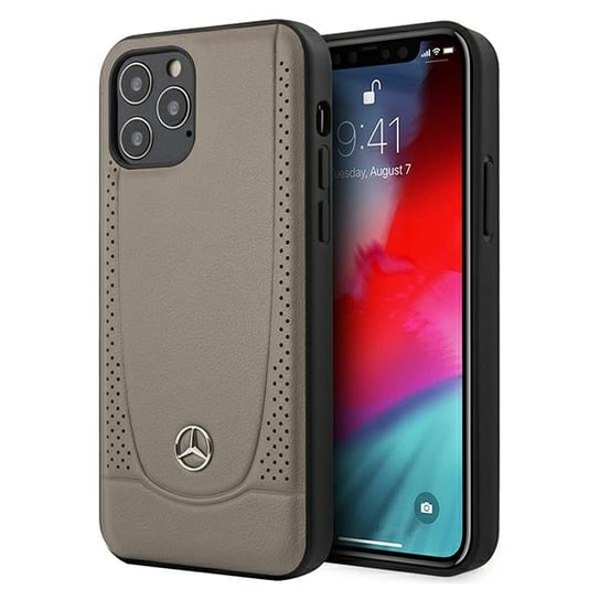 Mercedes MEHCP12MARMBR iPhone 12/12 Pro 6,1" brązowy/brown hardcase Urban Line Mercedes