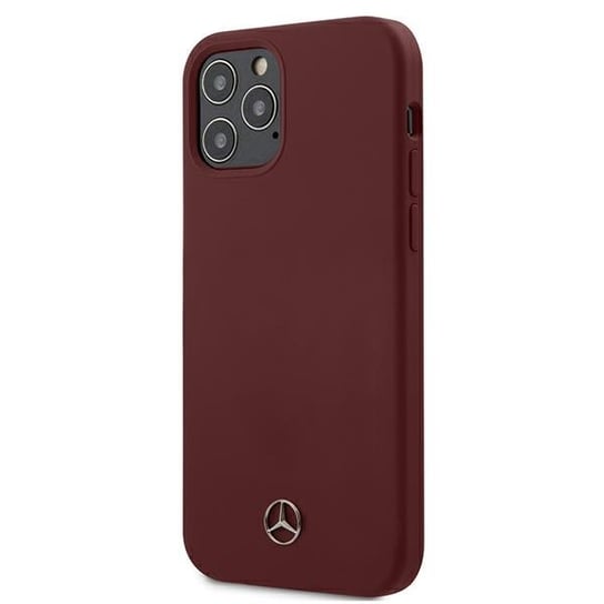 Mercedes MEHCP12MSILRE iPhone 12/12 Pro 6,1" czerwony/red hardcase Silicone Line Mercedes