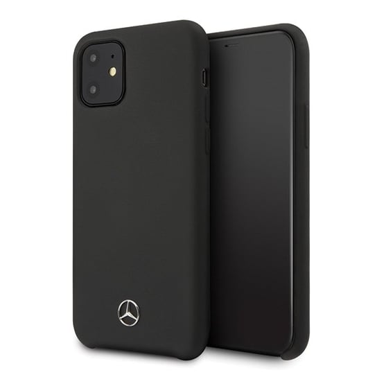 Mercedes MEHCP12SSILBK iPhone 12 mini 5,4" czarny/black hardcase Silicone Line Mercedes