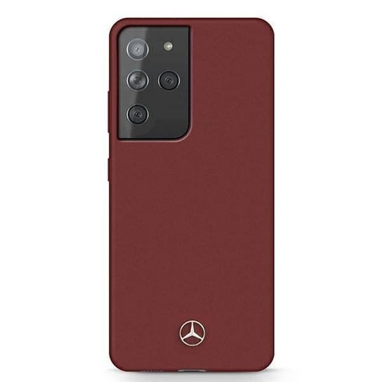 Mercedes MEHCS21LSILRE S21 Ultra G998 czerwony/red hardcase Silicone Line Mercedes