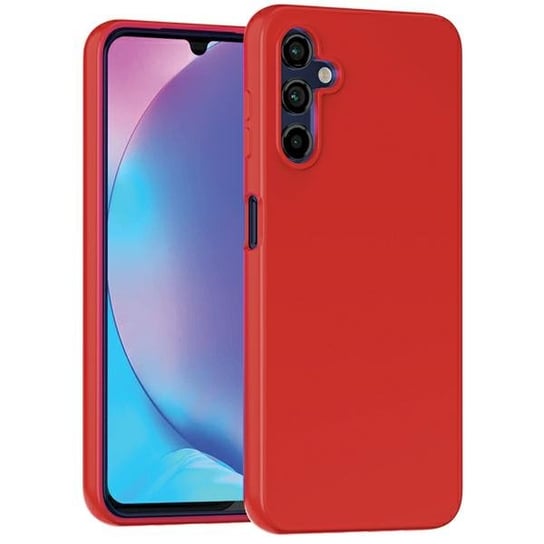 Mercury Soft etui Matowe obudowa silikon pokrowiec do Samsung Galaxy A15 4G/5G czerwony/red Mercury