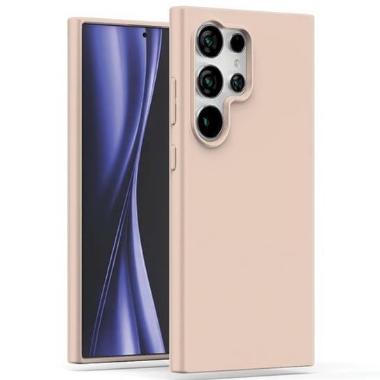Mercury Soft etui silikon Matowy case pokrowiec do Samsung Galaxy S24 Ultra S928 różowo-piaskowy/pink sand Mercury