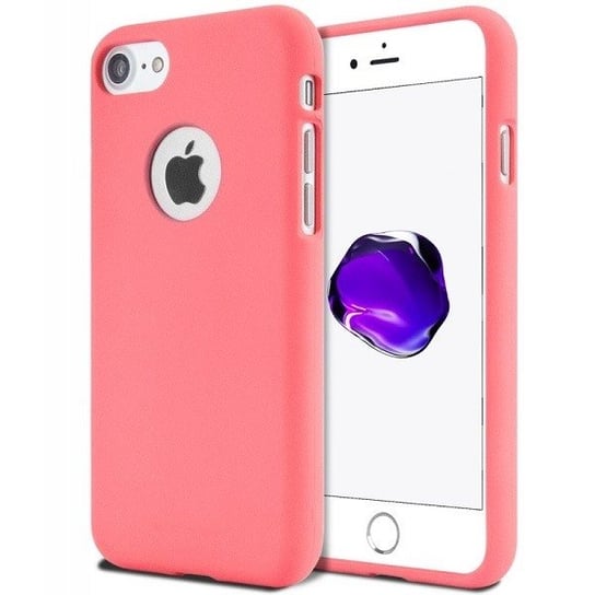 Mercury Soft iPhone X różowy/pink wycięcie/hole Mercury