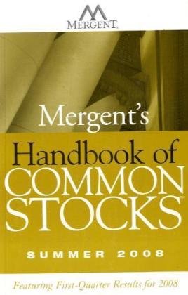 Mergent's Handbook of Common Stocks Summer 2008 Opracowanie zbiorowe