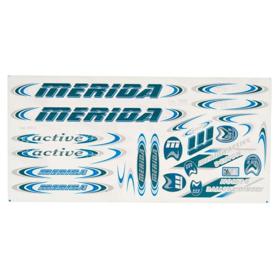 Merida, Naklejka KR4, niebiesko-srebrna Merida
