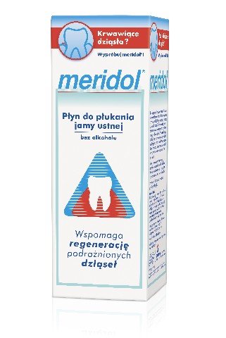 Meridol, Regeneracja Podrażnionych Dziąseł, płyn do płukania jamy ustnej, 400 ml Meridol