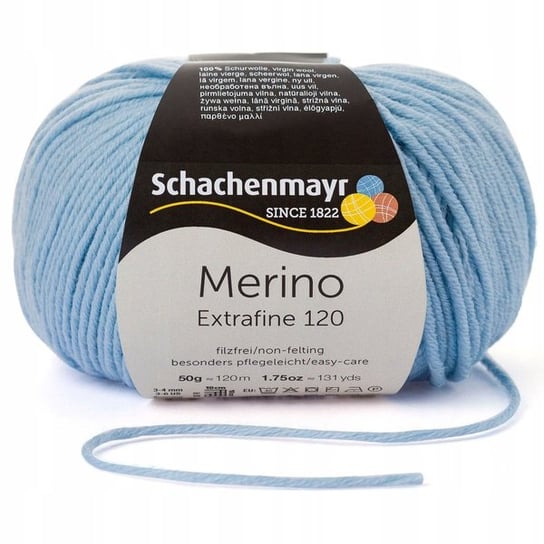 Merino Extrafine 120 Schachenmayr 152 Jasny Błękit Schachenmayr