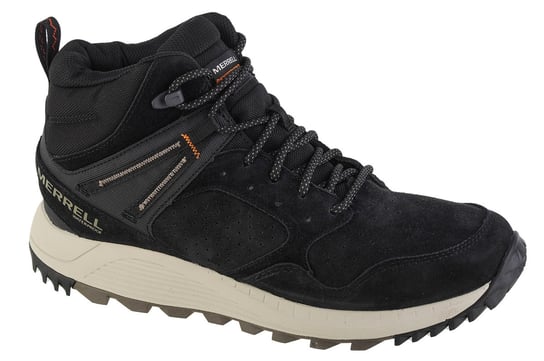 Merrell Wildwood Sneaker Mid WP J067285, Męskie, buty zimowe, Czarne Merrell