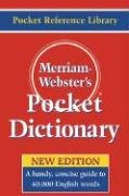 Merriam-Webster's Pocket Dictionary Merriam Webster