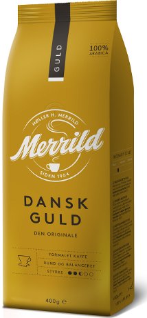Merrild Dansk Guld Kawa mielona 340g Inna marka