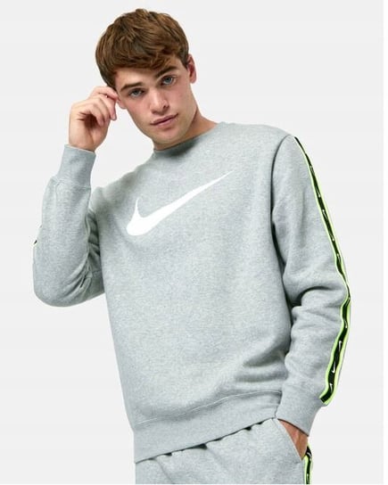 Męska bluza sportowa NIKE SPORTSWEAR REPEAT SW FLC CREW - DX2029-066 r. XL Nike