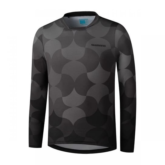 Męska Bluza sportowa Rowerowa Shimano Myoko Long Sleeve Jersey | Black - Rozmiar M Shimano