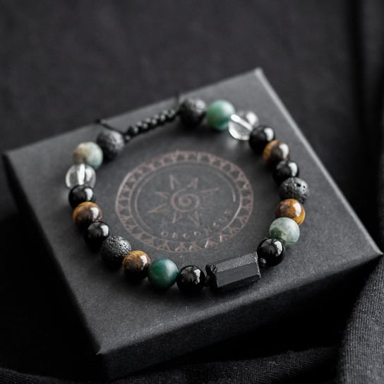 Męska Bransoletka Zodiakalna Dla Bliźniąt Zodiak Bliźnięta Znak Zodiaku Dla Bliźniaka - Gemini OrgonSun.pl