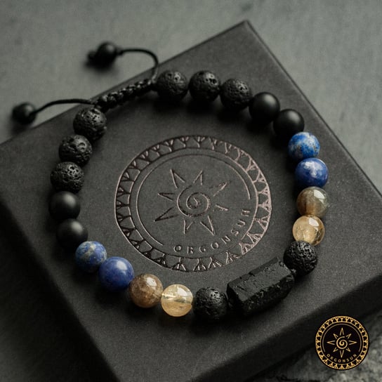 Męska Bransoletka Zodiakalna Panna Zodiak Dla Panny Znak Zodiaku - Virgo OrgonSun.pl