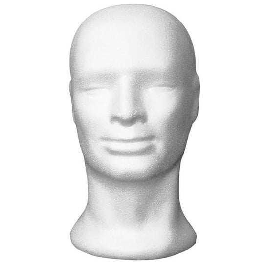 Męska głowa 29x21x16 cm - styropian CreativeHobby