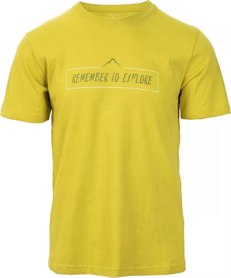 Męska koszuka t-shirt z krótkim rękawem Elbrus Moise żółta rozmiar L ELBRUS