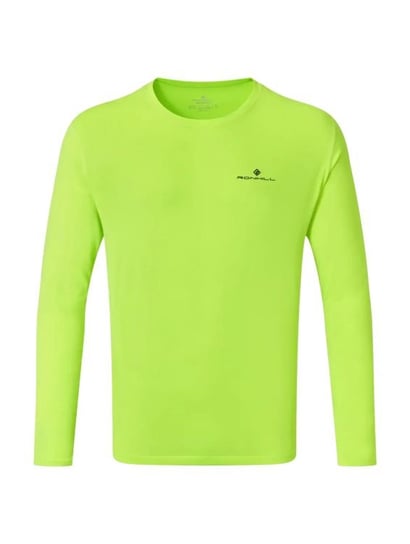 Męska koszulka do biegania Ronhill Men's Core L/S Tee | FLUO YELLOW/BLACK L RONHILL