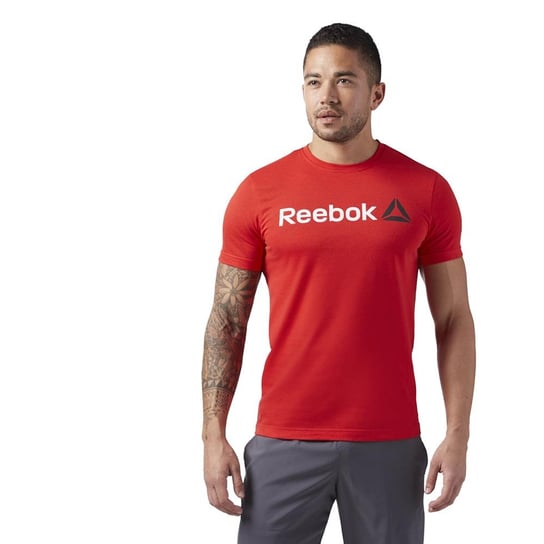 Męska Koszulka Reebok Linear Red Reebok