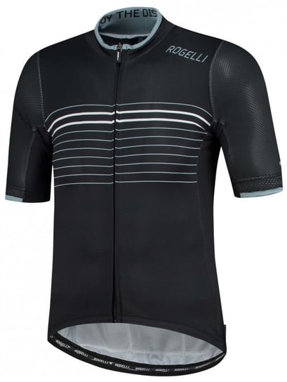 Męska koszulka rowerowa Rogelli Kalon SS Jersey | BLACK/WHITE M Rogelli