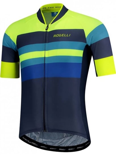 Męska koszulka rowerowa Rogelli Peak Jersey | BLUE/FLUOR L Rogelli