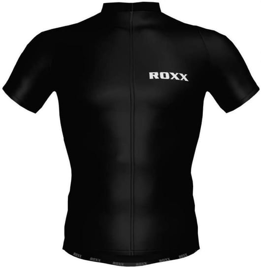 Męska koszulka rowerowa ROXX Cycling Jersey | CZARNA XL ROXX