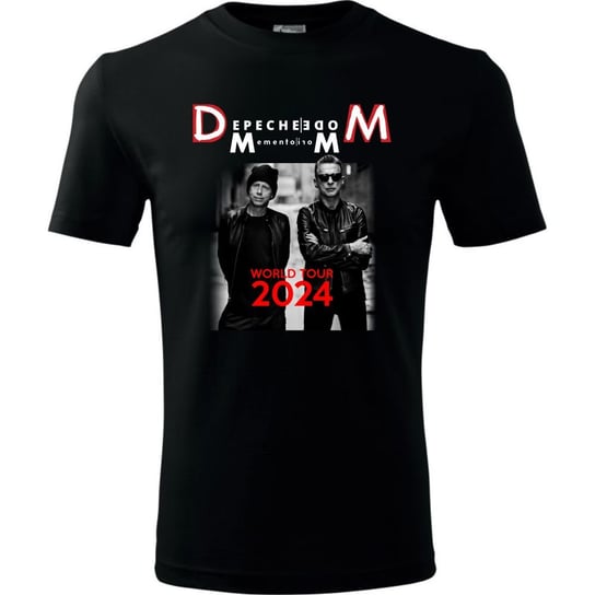 Męska koszulka roz. 3XL, Depeche Mode DM Memento Mori, World Tour, nadruk jak okładka płata CD 2024 nowa - kolor czarny t-shirt, DM_2024_01 TopKoszulki.pl® TopKoszulki