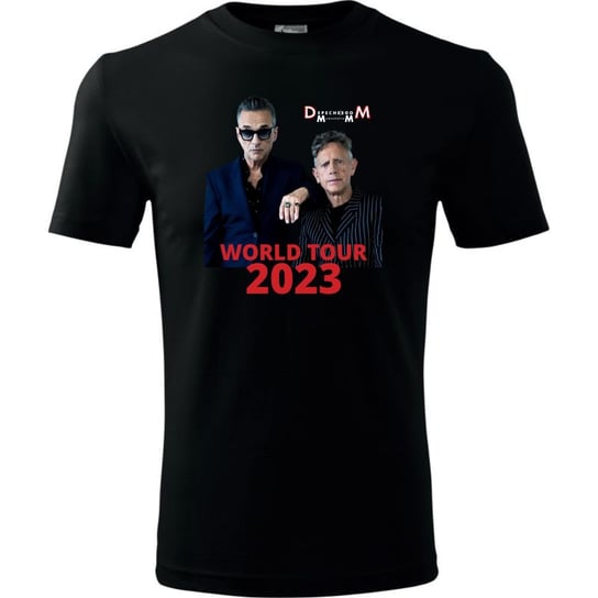 Męska koszulka roz. M, Depeche Mode DM Memento Mori,  World Tour, nadruk jak okładka płata CD 2023 nowa - kolor czarny t-shirt, TopKoszulki.pl® TopKoszulki