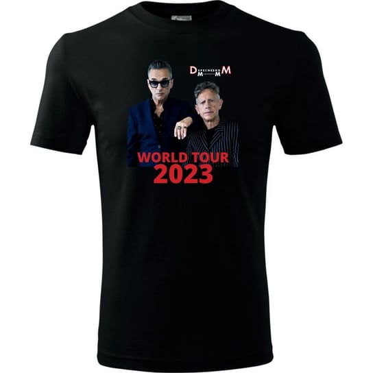 Męska koszulka roz. XL, Depeche Mode DM Memento Mori, World Tour, nadruk jak okładka płata CD 2023 nowa - kolor czarny t-shirt, TopKoszulki.pl® TopKoszulki