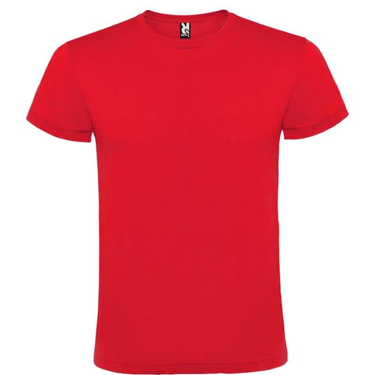Męska koszulka T-shirt 100% miękka bawełna czerwona roz. M M&C