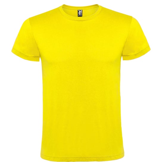 Męska koszulka T-shirt 100% miękka bawełna żółta roz. L M&C