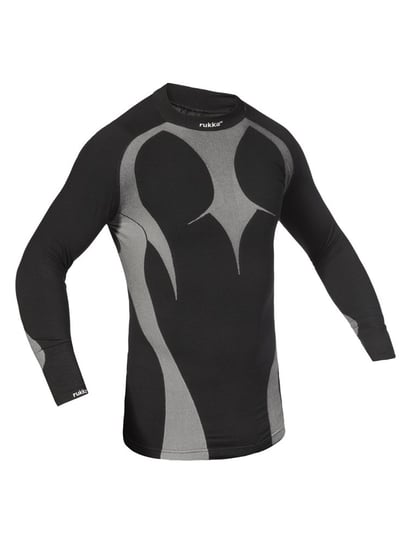 Męska koszulka termoaktywna Rukka Max , kolor czarny/szary, rozmiar L|XL Rukka
