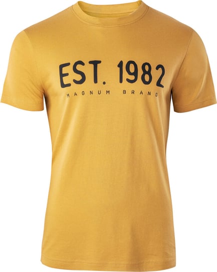 Męska koszulka z krótkim rękawem Magnum Magnum Ellib mustard rozmiar L Magnum