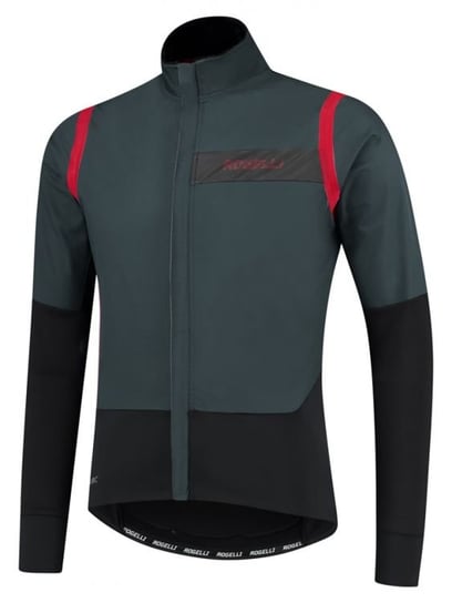 Męska Kurtka Rowerowa Rogelli Winterjacket  Infinite | Grey/Black/Red - Rozmiar M Rogelli