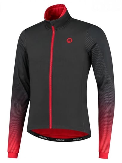 Męska Kurtka Rowerowa Rogelli Winterjacket Trace | Black/Red - Rozmiar Xxl Rogelli