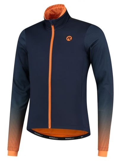 Męska Kurtka Rowerowa Rogelli Winterjacket Trace | Purple/Orange - Rozmiar M Rogelli